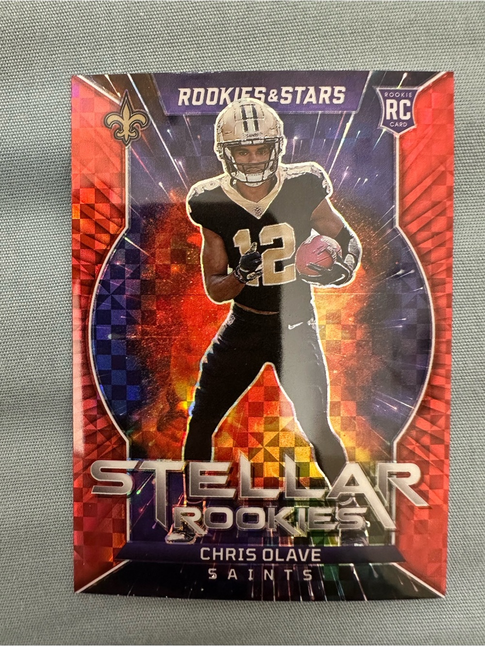 Chris Olave Rookies & Stars RC 2022 Panini Trading Football Card Saints